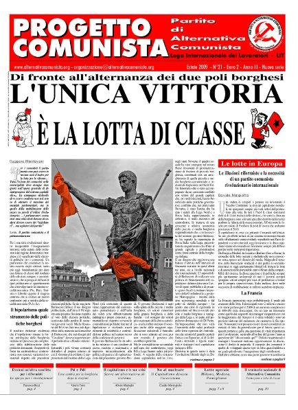 progetto comunista 21 progetto comunista 21