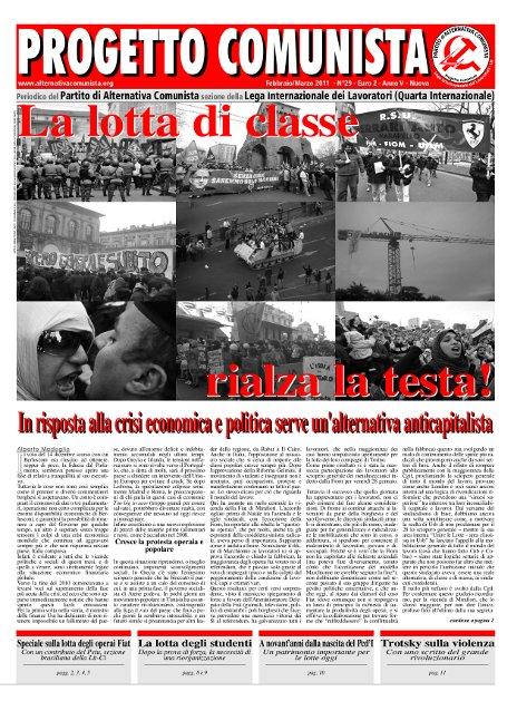 progetto comunista 29 progetto comunista 29